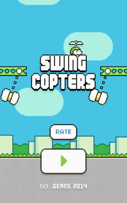 Скриншот приложения Swing Copters - №5