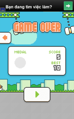 Скриншот приложения Swing Copters - №7