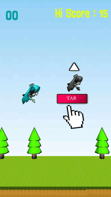 Скриншот приложения Miku Flappy Fly - №2
