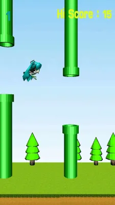 Скриншот приложения Miku Flappy Fly - №3