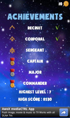 Скриншот приложения Космо-прыжок - №3