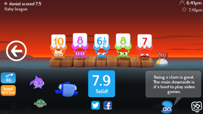 Скриншот приложения Fish Out Of Water! - №5
