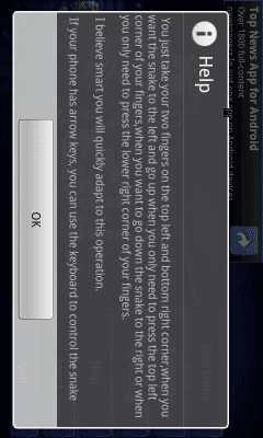Скриншот приложения Classic Snake - №4