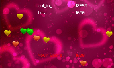 Скриншот приложения Падающие сердца-Святой Валент. - №4