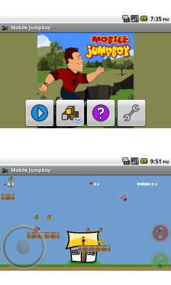 Скриншот приложения Mobile Jumpboy (Free) - №1