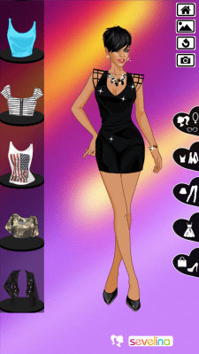 Скриншот приложения Rihanna Dress up game - №4