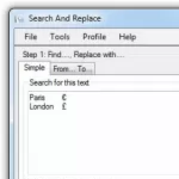 Search And Replace скачать на Windows бесплатно