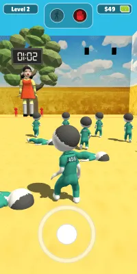 Скриншот приложения Игра в Кальмара 3D: Красный свет, Зеленый свет! - №4