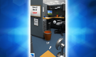 Скриншот приложения Paper Toss - №3