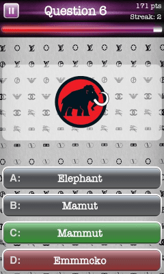 Скриншот приложения Модные Бренды: Угадай Логотип - №3