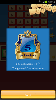 Скриншот приложения Guess the Word - №3