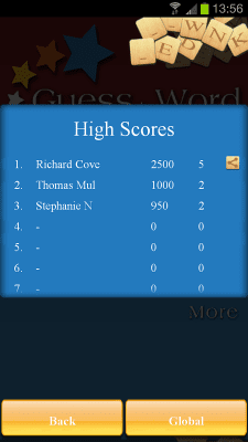 Скриншот приложения Guess the Word - №4