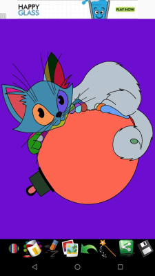 Скриншот приложения Новогодняя раскраска - №3