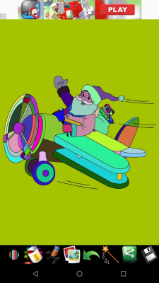 Скриншот приложения Новогодняя раскраска - №4