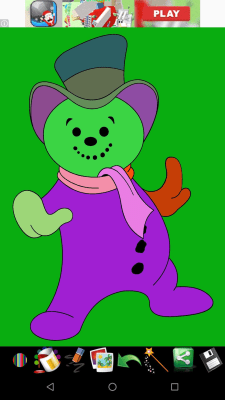 Скриншот приложения Новогодняя раскраска - №5