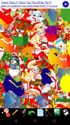 Скриншот приложения Новогодняя раскраска - №7