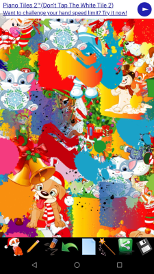 Скриншот приложения Новогодняя раскраска - №8