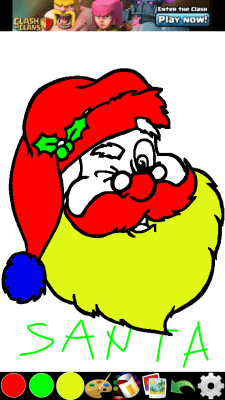 Скриншот приложения Новогодняя раскраска - №9