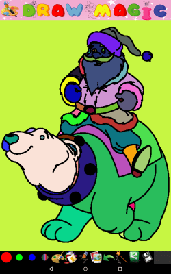 Скриншот приложения Новогодняя раскраска - №11