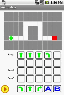 Скриншот приложения AndroMaze - №1