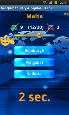 Скриншот приложения Geo Quiz - №7