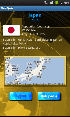 Скриншот приложения Geo Quiz - №8