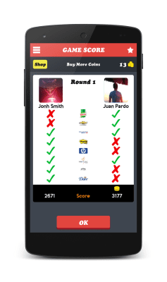 Скриншот приложения Scratch Logo Quiz Multiplayer - №6