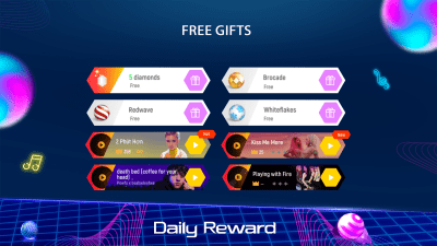 Скриншот приложения Tiles Hop: EDM Rush! - №8