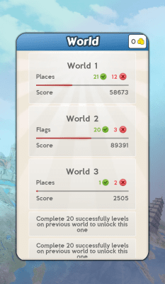 Скриншот приложения Scratch That Place Quiz - №3