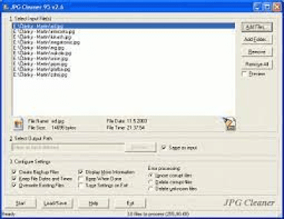 Скриншот приложения Jpeg-Cleaner - №1
