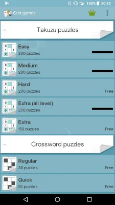 Скриншот приложения Grid games (crossword, sudoku) - №7