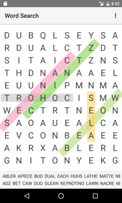 Скриншот приложения Melimots Word Search - №1