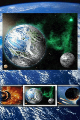 Скриншот приложения Cosmos and Planets Puzzle - №2