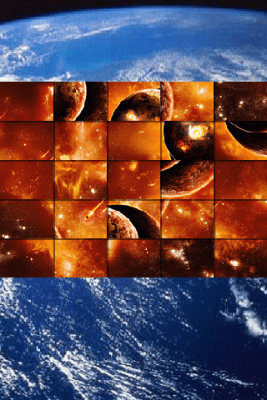 Скриншот приложения Cosmos and Planets Puzzle - №4