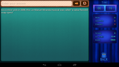 Скриншот приложения Jeopardy! Quiz - №7