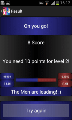 Скриншот приложения Gender Battle - №4