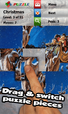 Скриншот приложения Рождественская головоломка - №3
