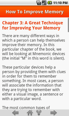 Скриншот приложения How To Improve Memory - №2