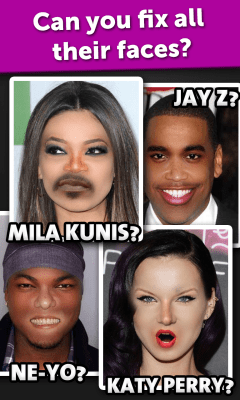 Скриншот приложения Celebrity Face Mania - №3