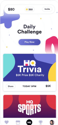 Скриншот приложения HQ - Trivia & Words - №3