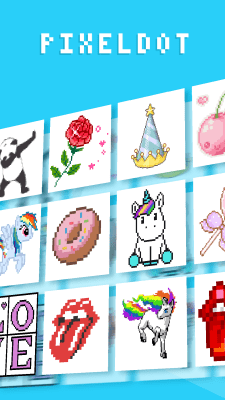 Скриншот приложения PixelDot - Раскраски по номерам - №6
