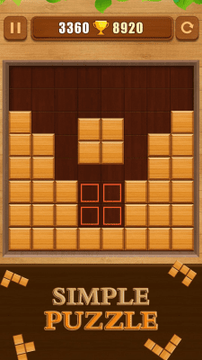 Скриншот приложения Wood Block Puzzle - №2