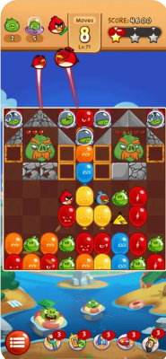 Скриншот приложения Angry Birds Blast для iOS - №2
