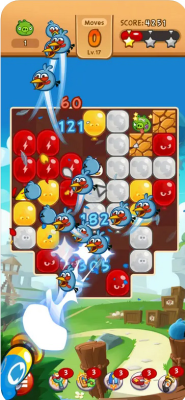 Скриншот приложения Angry Birds Blast для iOS - №4
