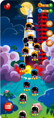 Скриншот приложения Angry Birds Blast для iOS - №6