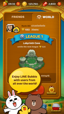 Скриншот приложения LINE Bubble! - №5