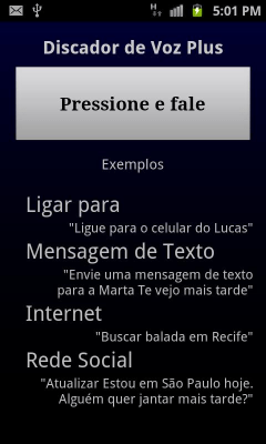 Скриншот приложения Голосовой набор плюс - №3