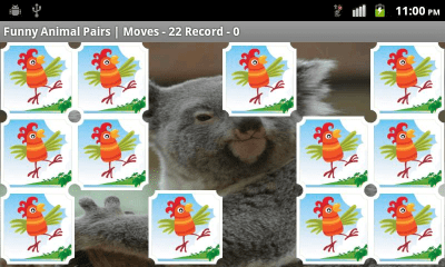 Скриншот приложения Забавные животные - пары - №3