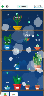 Скриншот приложения Terrarium: Garden Idle - №1