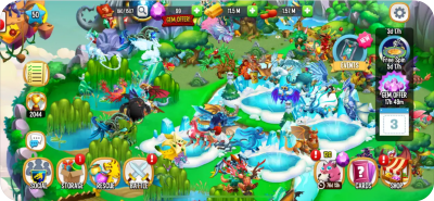 Скриншот приложения Dragon City Mobile - №5